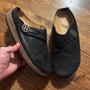 Haflinger |‎ Adventure Black Women’s Slip On Clogs Women's Boho Classic Sz 40/9